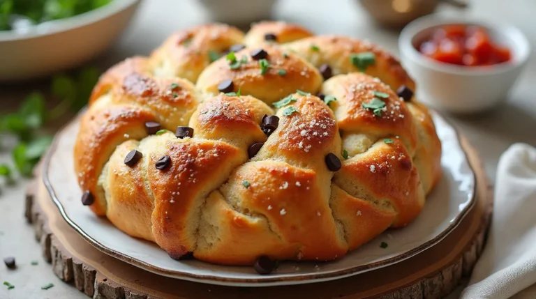 braided chocolate chip brioche